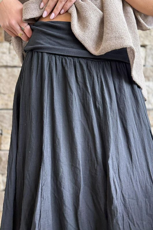 Songbird Bandeau Skirt Dress Black 
